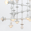 Żyrandol Cadence - 18 źródeł światła - Antyczna biel Quintiesse QN-CADENCE18-WHT