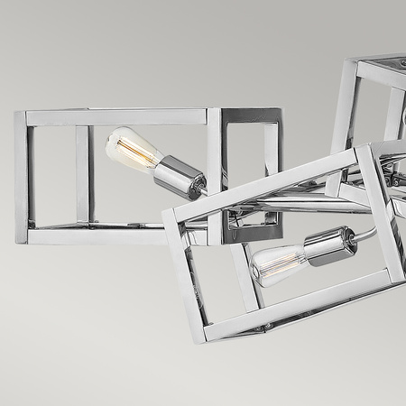 Lampa wisząca Ensemble - 6 źródeł światła - Polerowany nikiel Ensemble Quintiesse Hinkley/ Fredrick Ramond QN-ENSEMBLE6-PN