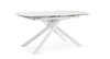 BIZZOTTO stół ogrodowy JOAKIM 160-240     biały / rozkładany