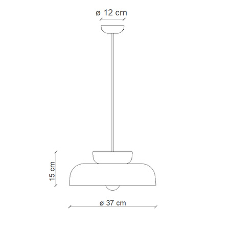 SOSPENSIONE - PENDANT MARACANA' Ferroluce C2745-APA