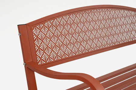 BIZZOTTO ławka ogrodowa LIZETTE czerwona