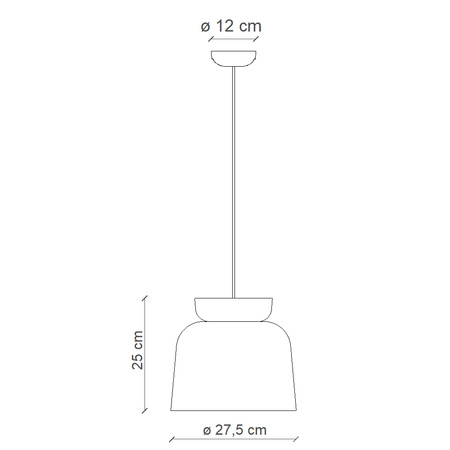 SOSPENSIONE - PENDANT CORCOVADO Ferroluce C2744-AZG