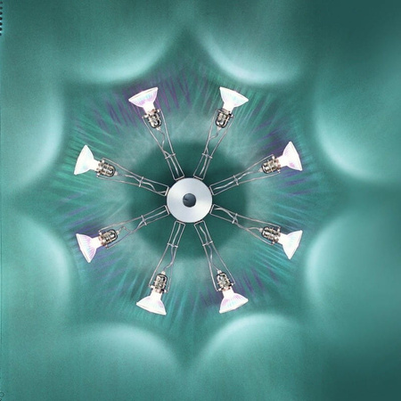 Lumina Matrix Otto lampa ścienna 8-pkt., czarna