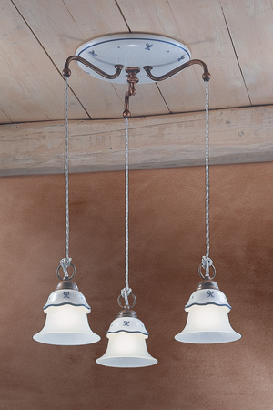 SISTEMA SOSPENSIONI A 3 LUCI / 3-LIGHTS SUSPENSION SYSTEM FERRARA Ferroluce C196