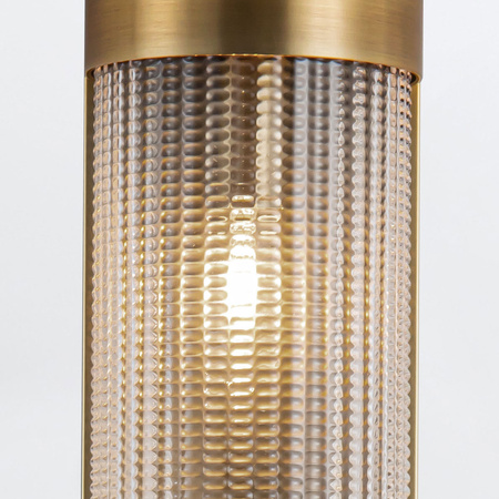 Kinkiet Willard - 2 źródła światła - Vintage mosiądz Quintiesse QN-WILLARD-2WB-VBS-PG