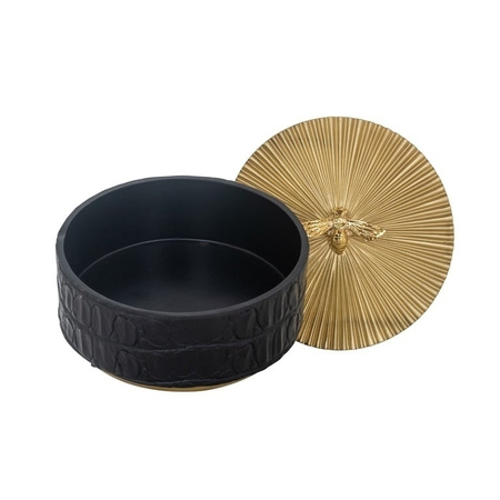 RICHMOND pojemnik na biżuterię BEEZ L czarny