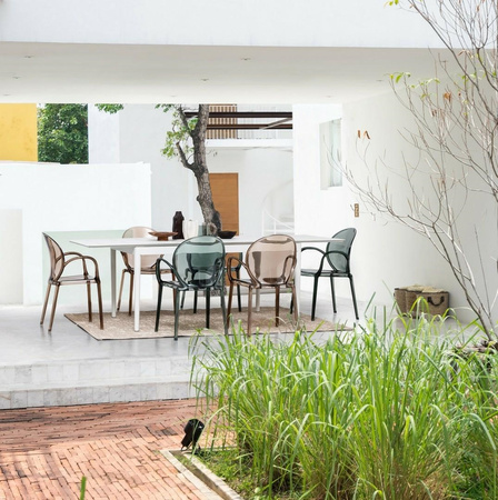 BIZZOTTO krzesło ogrodowe CAMILLA         miętowe