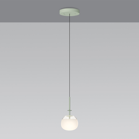 Vibia Tempo Lampa Wisząca LED, 13 wys. 200 cm, Zielony Mat