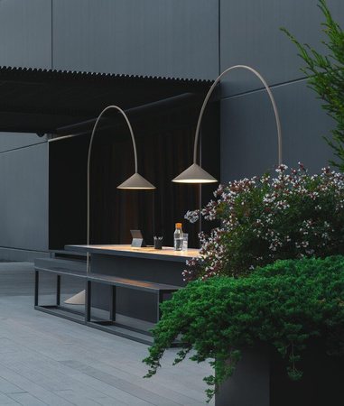 Vibia Out Lampa Stojąca LED 242 cm wys., ze ściemniaczem Push / CASAMBI