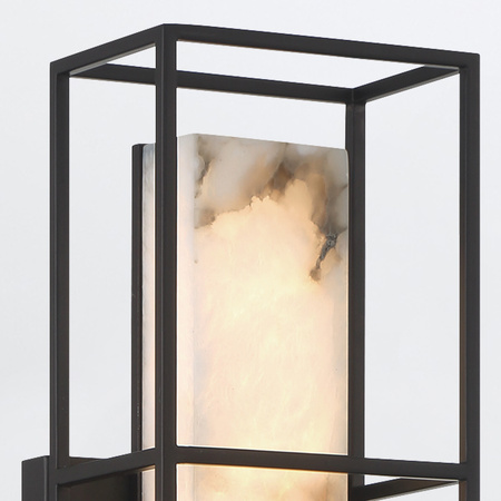 Średni kinkiet Blakley - 1 źródło światła - Matowa czerń Quintiesse Eurofase QN-BLAKLEY-M-BK