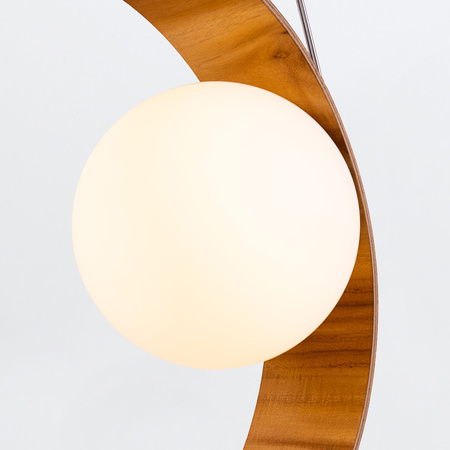 Lampa wisząca Sfera Brązowy, Drewno Quintiesse Accord QN-SFERA-1P-TEAK