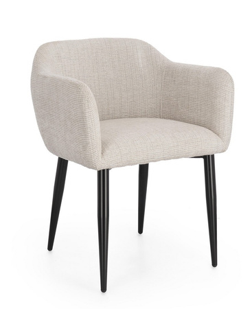 BIZZOTTO krzesło KATI ARM beżowe