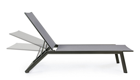 BIZZOTTO leżak ogrodowy CRUISE szary