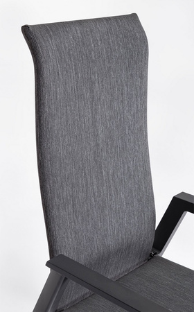 BIZZOTTO krzesło ogrodowe ETHAN szary