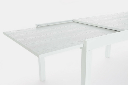 BIZZOTTO stół ogrodowy CLIV 135-270       biały / rozkładany