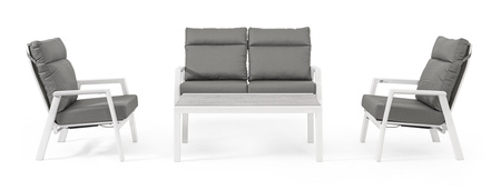 BIZZOTTO stolik ogrodowy KLEDI 120 biały