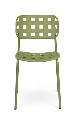BIZZOTTO krzesło ogrodowe CLOVER zielone