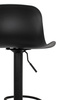 Krzesło barowe STOR regulowane czarne
