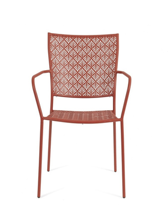 BIZZOTTO krzesło ogrodowe LIZETTE         czerwone