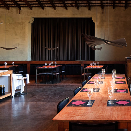 Vibia Rhythm Lampa Wisząca LED 20-punktowa, szer. 93, wys. 200, GL 47 cm, Czekoladowy Mat Biały Opal