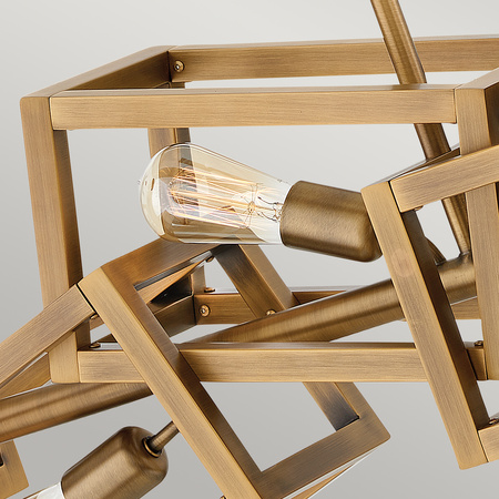 Lampa wisząca Ensemble - 6 źródeł światła - Szczotkowany brąz Ensemble Quintiesse Hinkley/ Fredrick Ramond QN-ENSEMBLE6-BB