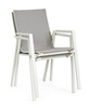 BIZZOTTO krzesło ogrodowe KRION szare