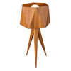 Lampa stołowa Angular Brązowy, Drewno Quintiesse Accord QN-ANGULAR-TL-TEAK