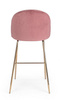 BIZZOTTO krzesło barowe CARRY VELVET      różowe
