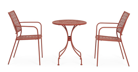 BIZZOTTO stolik ogrodowy LIZETTE          czerwony