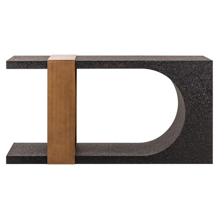 RICHMOND konsola BAZEL czarno-złota