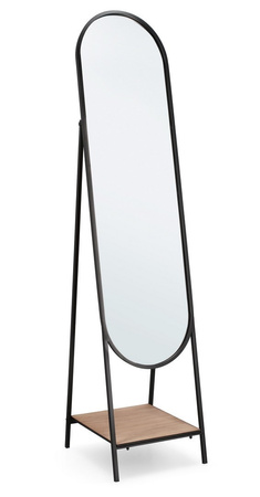 BIZZOTTO lustro stojące VALENTIN czarne
