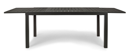 BIZZOTTO stół ogrodowy HILDE 160-240      szary / rozkładany