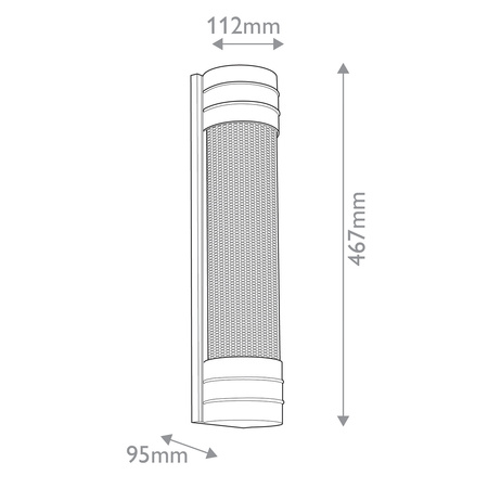 Kinkiet Willard - 2 źródła światła - Vintage mosiądz Quintiesse QN-WILLARD-2WB-VBS-PG
