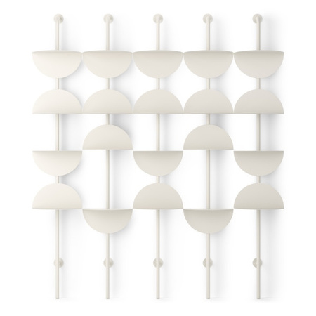 UMBRA regulowane półki ścienne SOLIS      beżowe