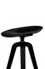 Krzesło barowe MIRA czarne