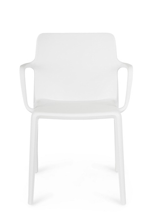 BIZZOTTO krzesło ogrodowe CHLORIS ARM     białe