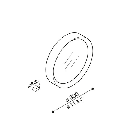 Lombardo LL134018N Lampa sufitowa Flo T 300