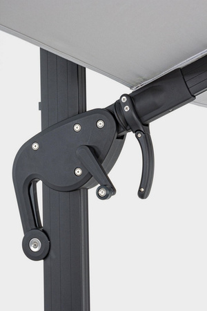 BIZZOTTO parasol ogrodowy INES jasny      szary