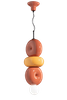 SOSPENSIONE 3 ELEMENTI - PENDANT WITH 3 ELEMENTS BUMBUM Ferroluce C2752-MIX