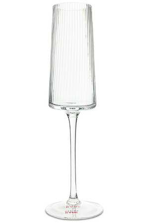 KARE kieliszek do szampana RIFFLE 215 ml transparentny