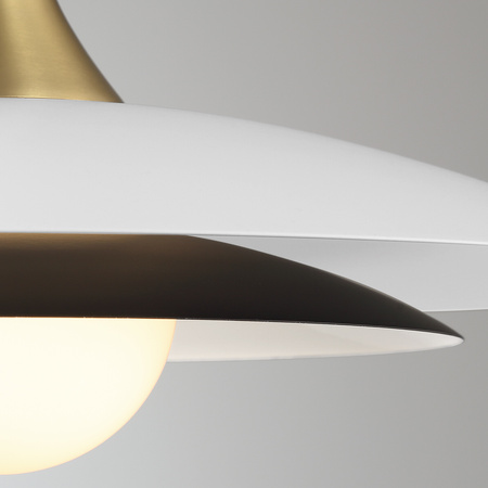 Lampa wisząca Welsh - Matowa biel Quintiesse Eurofase QN-WELSH-P-WHT