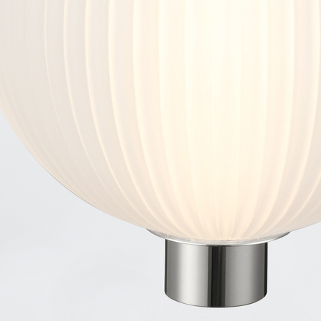 Mała lampa wisząca Palmas - 1 źródło światła - Polerowany nikiel Quintiesse Eurofase QN-PALMAS-1MP-PN