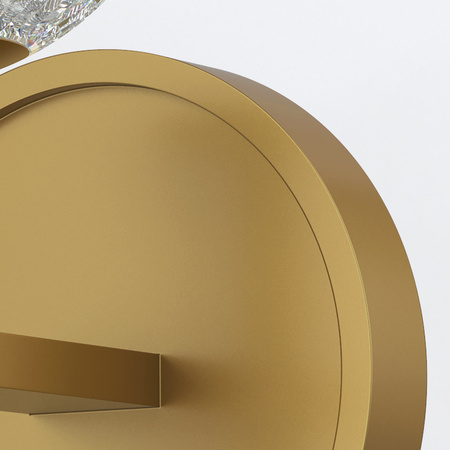 Kinkiet LED Marni - Naturalny mosiądz Quintiesse QN-MARNI-1WB-NBR