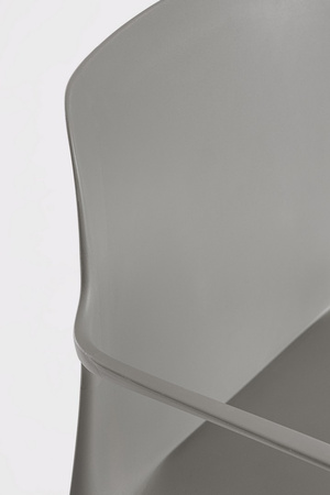 BIZZOTTO krzesło ogrodowe CHLORIS ARM     szare