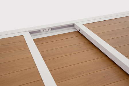 BIZZOTTO stół ogrodowy HILIJA 140-210     biały / rozkładany