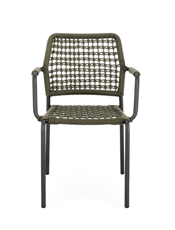 BIZZOTTO krzesło ogrodowe RAJADA zielone