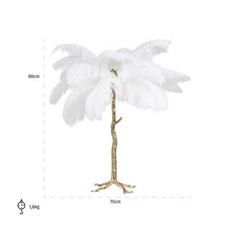 RICHMOND lampa stołowa UPANOVA biała