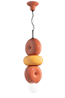 SOSPENSIONE 3 ELEMENTI - PENDANT WITH 3 ELEMENTS BUMBUM Ferroluce C2752-MIX
