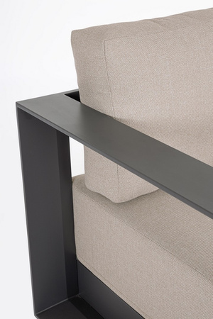 BIZZOTTO zestaw ogrodowy MOSES antracyt   / beż