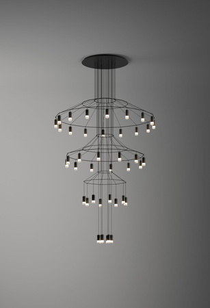 VIBIA WIREFLOW 0378 Lampa Wewnętrzna Wisząca